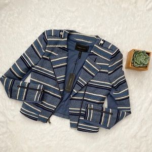 BCBG Maxazria Tweed Moto Jacket